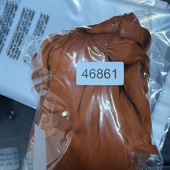 New Forever 21 Pants Women 1X Plus Brown High Rise Flat Front Elastic Waist - Picture 9 of 9